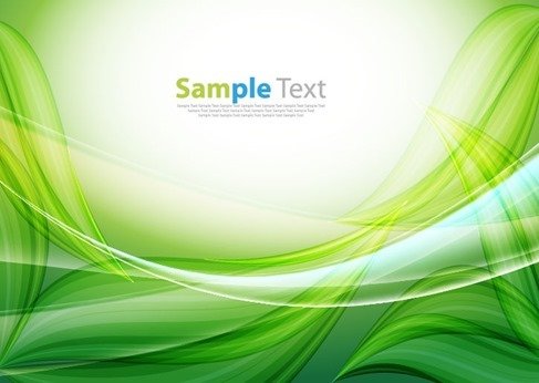 Abstract Green Leaf Background