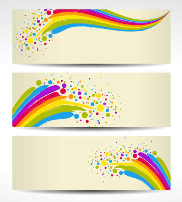 Colorful Banners Background