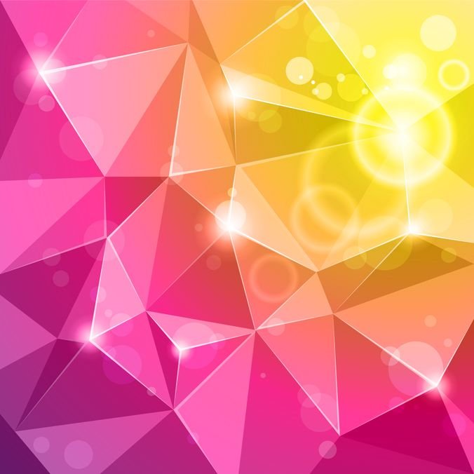 Vector Crystal Abstract Background