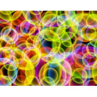 Abstract Colourful Bubbles