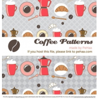 Morning Coffee Free Illustrator Patterns