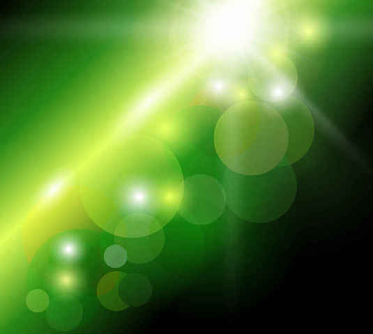 Free Abstract Green Bokeh Background