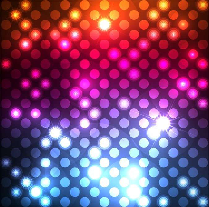 Abstract Light Dots Background