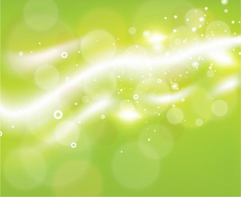 Free Green Bokeh Abstract Light Background