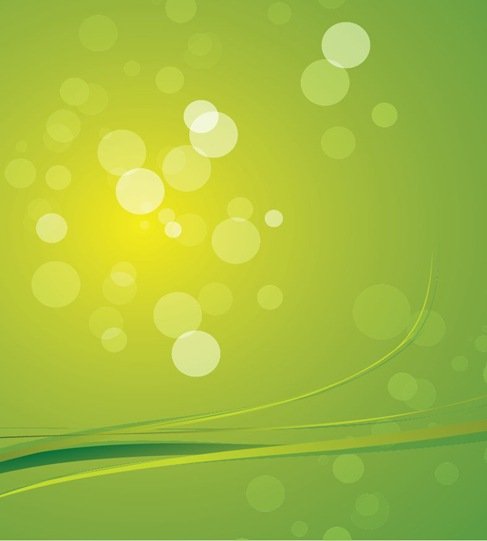 Green Bokeh Abstract Light Background