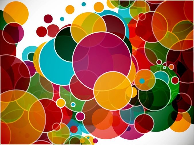 Colorful Circles Abstract