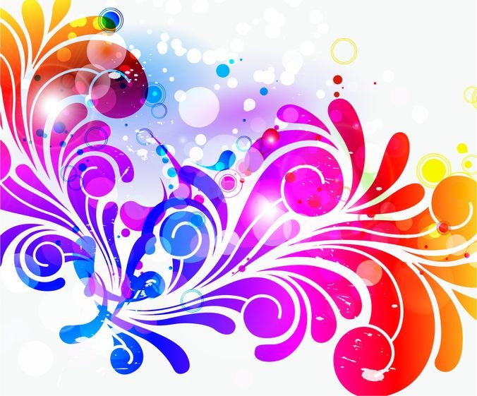 Abstract Design Colorful Background