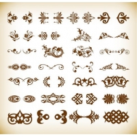 Small Decorative Elements Vector Collection