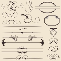 Calligraphic Decoration and Frame Pack