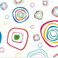 Abstract Colorful Circles