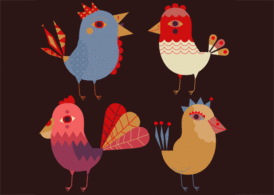 Decorative Bird Vectors