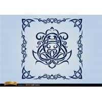 Celtic swirls ornamental frame