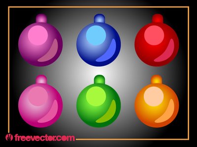 Christmas Ornamental Bright Ball Pack