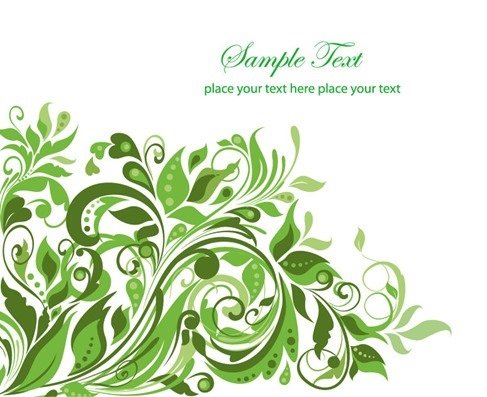 Floral Background Abstract Design Vector Graphic Art