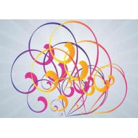 Colorful Swirls Vector Art