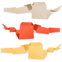 Colorful Origami Decorative Graphics Vector 2