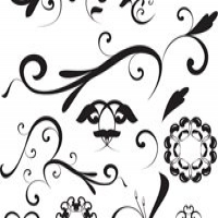 Floral Shapes and Ornaments