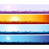 City Silhouette Banner