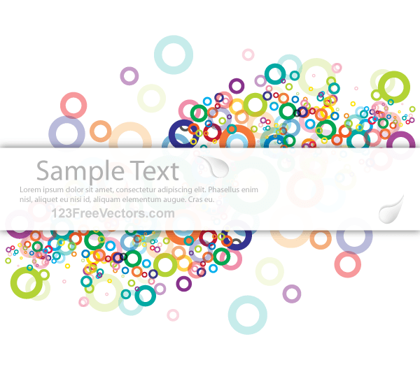 Vector Abstract Colorful Background Banner - pafpic