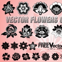 27 Vector Flower Buds