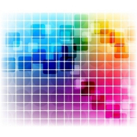 Vector Colorful Mosaic Pattern Design