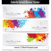 Colorful Splash Banner