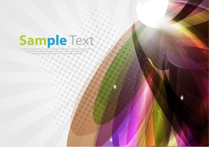 Abstract Colorful Light Background