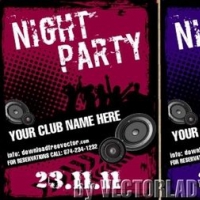 Grungy Musical Template Party Flyer