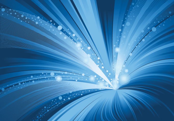 Abstract Whirl Blue Background