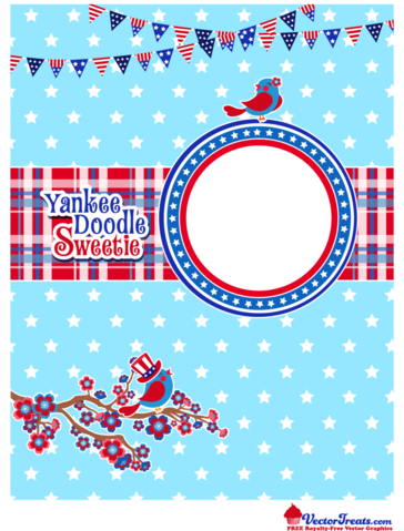 Free 4th of July Vector Graphics to Show Off Your Yankee Doodle Sweetie
