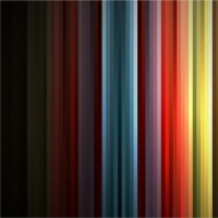 Abstract Rainbow Colors on Black Background