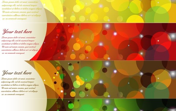 Colorful Abstract Banner Abstract Art Artwork