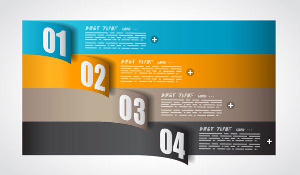 Free Colorful Origami Banner Template
