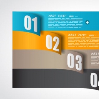 Free Colorful Origami Banner Template