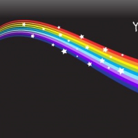 Decorative Rainbow Banner