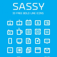 35 Free Bold Line Icons - 