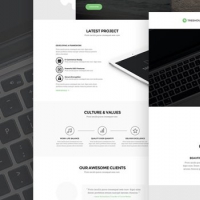 Treehouse Website PSD Template