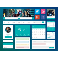 Avengers Flat UI Kit