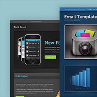 Email Template PSD Set 4