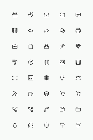 Simple Line Icons Set Vol.3