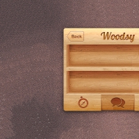iPhone Wood UI