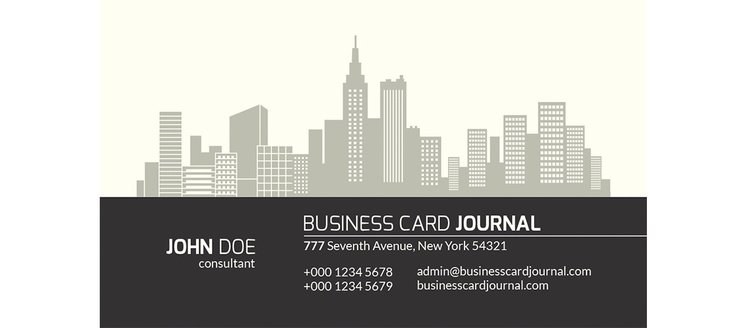 City View Real Estate Business Card Set