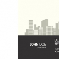 City View Real Estate Business Card Set