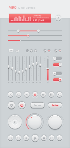 Viro Media Controls UI