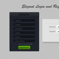 Login & Register Form