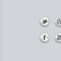 Social Media UI Buttons