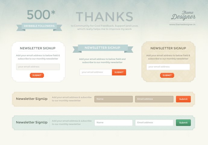 Awesome Newsletter Signup