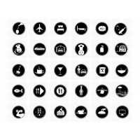 Free vector Photoshop Restaurant or Hotel icons