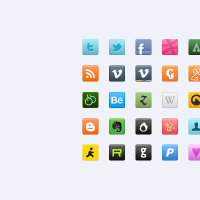 35 Sweet Social Icons