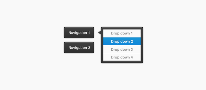 Dark Dropdown And Buttons
